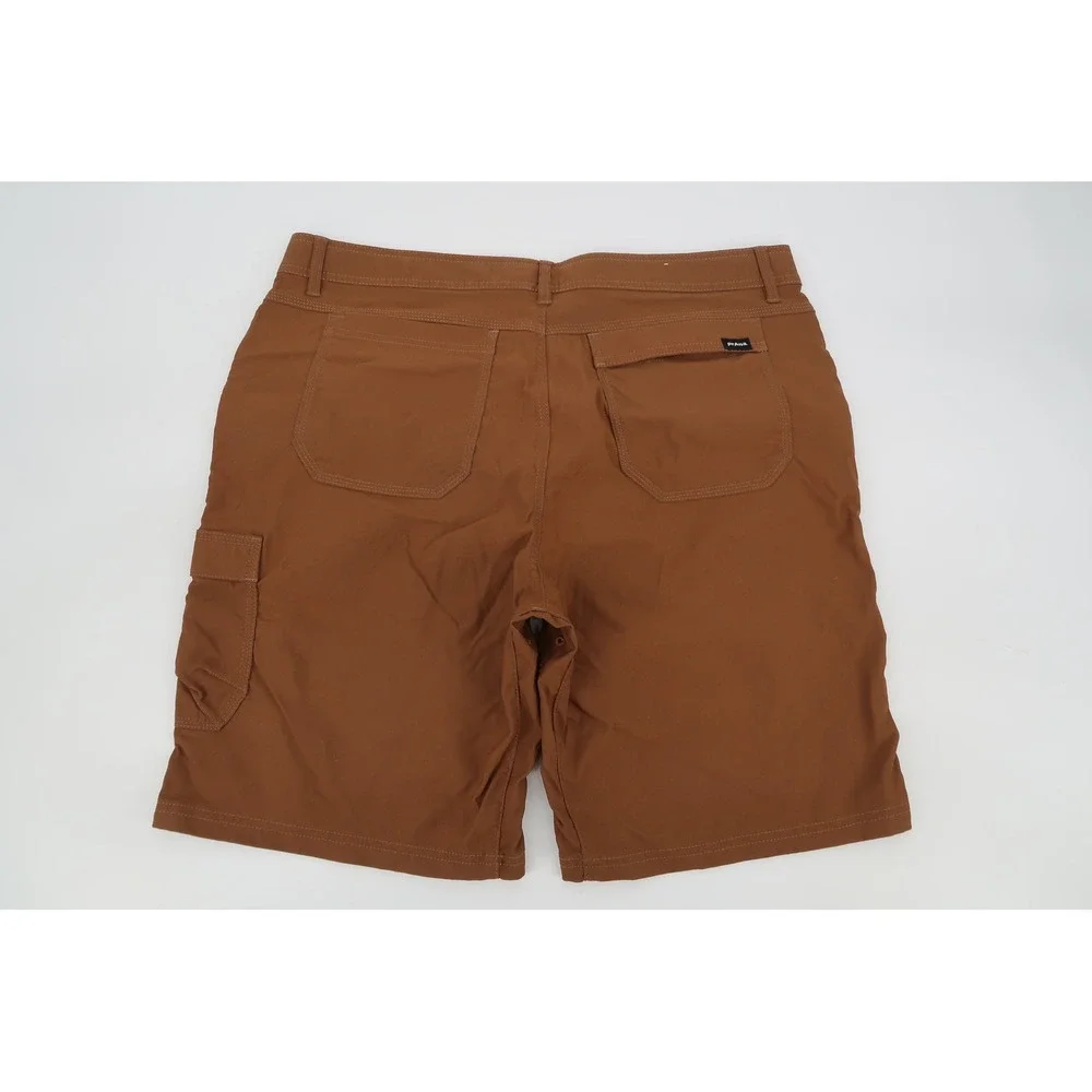 prAna Stretch Zion Cargo Shorts II Mens 38 Brown Hiking Outdoor 10